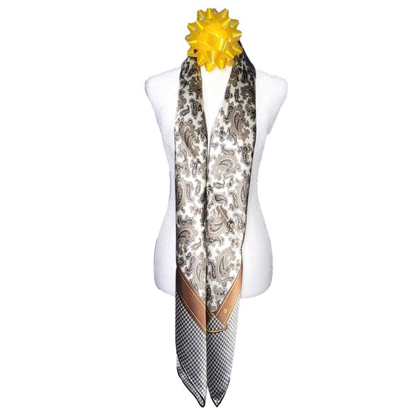 NWT Genuine 100% Mulberry Silk Satin Scarf 42"x42" Large Square Shawl 59711 - Picture 3 of 10